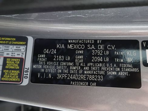Used 2024 Kia Forte LXS FWD image 44