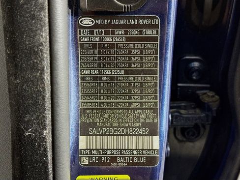 Used 2013 Land Rover Range Rover Evoque Pure Plus image 32