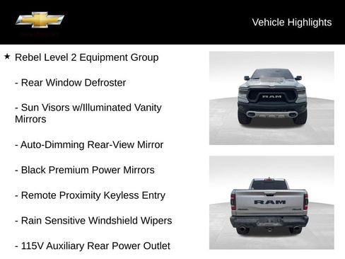 Used 2020 RAM 1500 Rebel w/ Rebel Level 2 Equipment Group AWD/4WD image 20