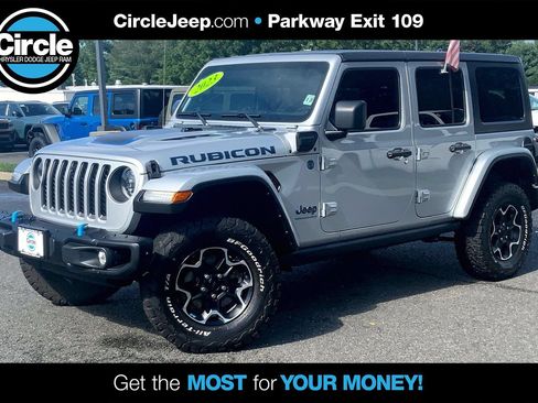 Certified 2023 Jeep Wrangler Unlimited Rubicon 4xe w/ Steel Bumper Group AWD/4WD image 1