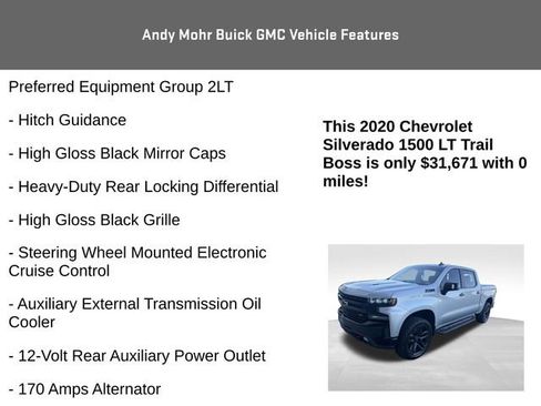 Used 2020 Chevrolet Silverado 1500 LT Trail Boss AWD/4WD image 12