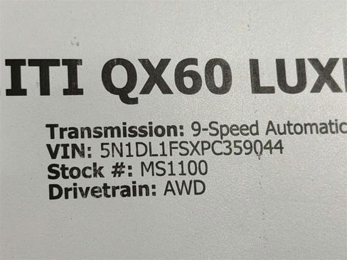 Used 2023 INFINITI QX60 Luxe w/ Cargo Package image 28