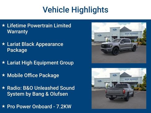 New 2025 Ford F150 Lariat w/ Equipment Group 502A High image 3