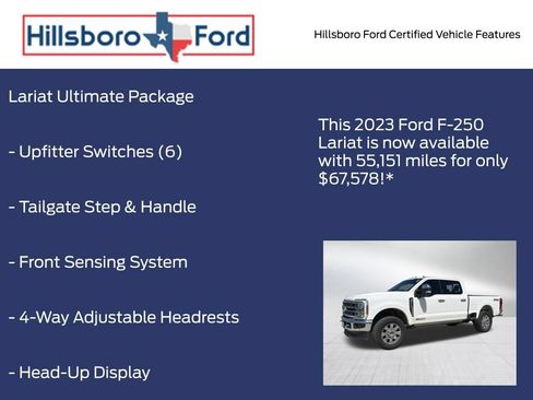 Certified 2023 Ford F250 Lariat w/ Lariat Ultimate Package AWD/4WD image 17