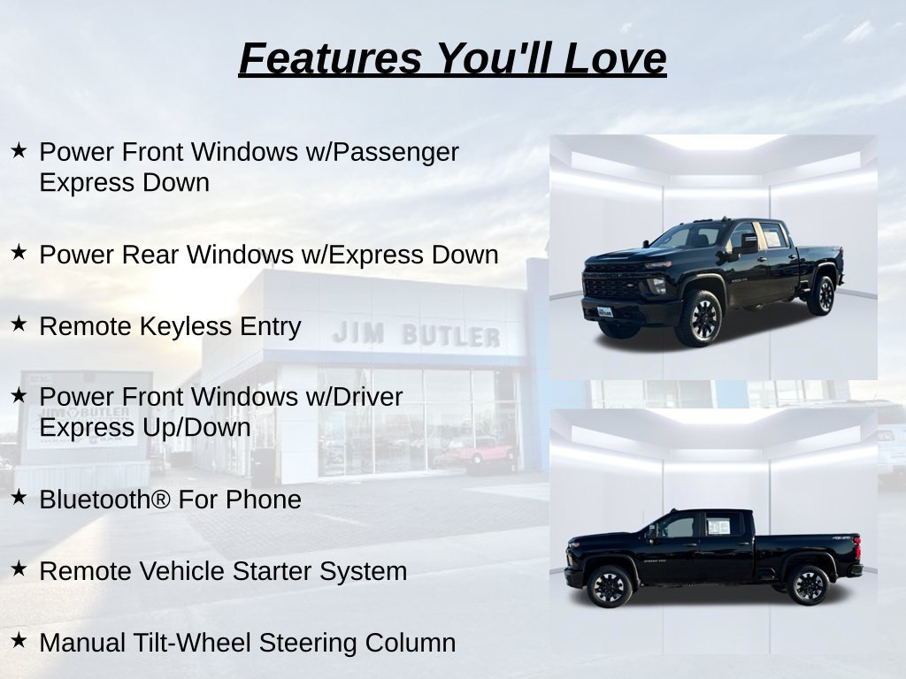 Used 2020 Chevrolet Silverado 2500 Custom w/ Custom Value Package AWD/4WD image 23