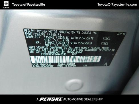 Used 2016 Toyota RAV4 Limited AWD/4WD image 12