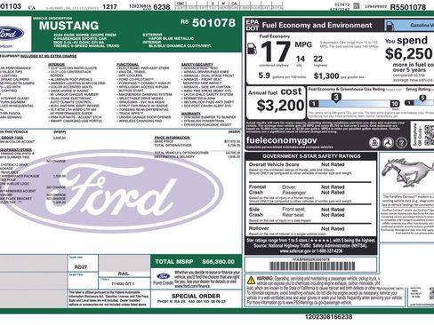 Used 2024 Ford Mustang Dark Horse image 3