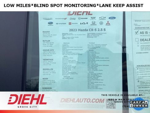 Used 2023 MAZDA CX-5 AWD 2.5 S image 13