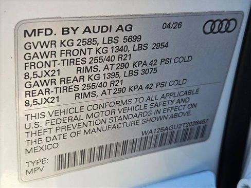 New 2026 Audi SQ5 Premium Plus AWD/4WD image 18