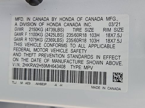 Used 2021 Honda CR-V EX image 27