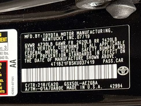 Used 2019 Toyota Avalon XLE FWD image 24