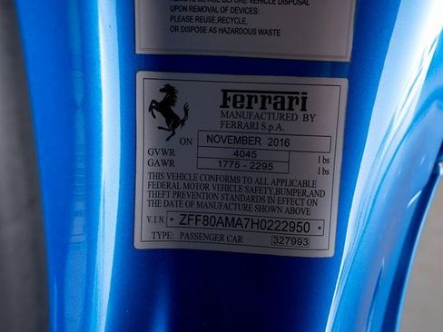 Certified 2017 Ferrari 488 Spider image 59