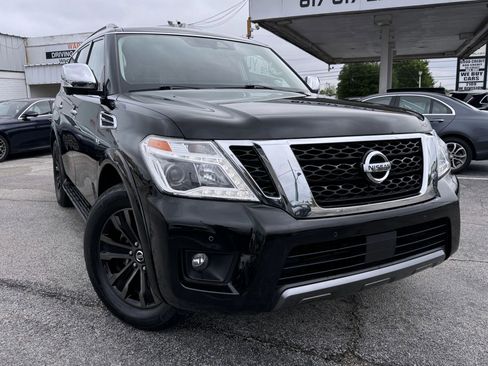 Used 2019 Nissan Armada Platinum w/ Captain's Chairs Package image 1
