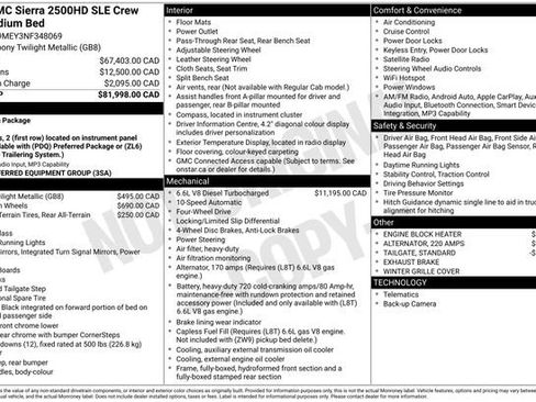 Used 2022 GMC Sierra 2500 SLE image 2