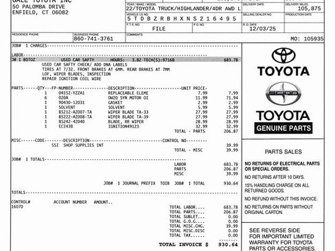 Used 2022 Toyota Highlander LE image 9