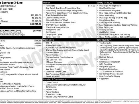 Used 2024 Kia Sportage X-Line w/ X-Line Premium Package AWD/4WD image 40