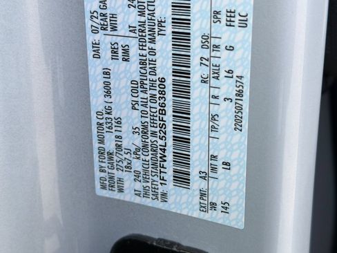 Used 2025 Ford F150 Tremor w/ Bed Utility Package AWD/4WD image 35