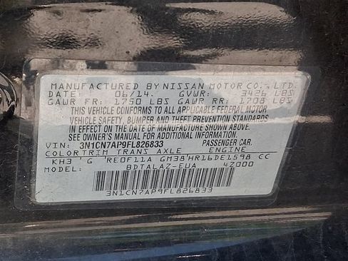 Used 2015 Nissan Versa S Plus FWD image 28