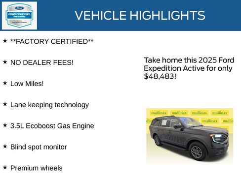 Certified 2025 Ford Expedition Active RWD image 11