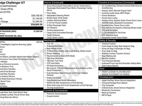 Used 2023 Dodge Challenger GT w/ Blacktop Package image 3