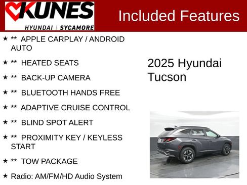 Used 2025 Hyundai Tucson SEL AWD/4WD image 2