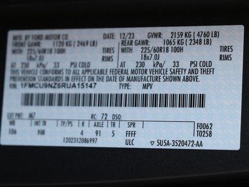 Used 2024 Ford Escape ST-Line Select w/ Tech Pack #2 AWD/4WD image 32