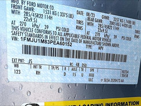 Used 2023 Ford Expedition Platinum AWD/4WD image 34