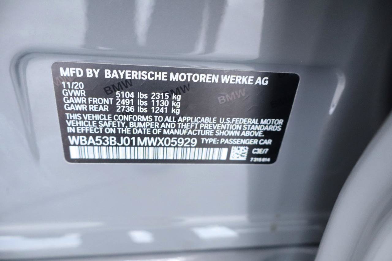 Used 2021 BMW 540i w/ M Sport Package RWD image 44