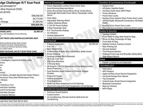 Used 2023 Dodge Challenger R/T Scat Pack w/ Plus Package RWD image 21