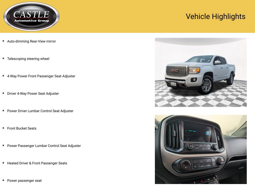 Used 2018 GMC Canyon SLT w/ Driver Alert Package AWD/4WD image 7
