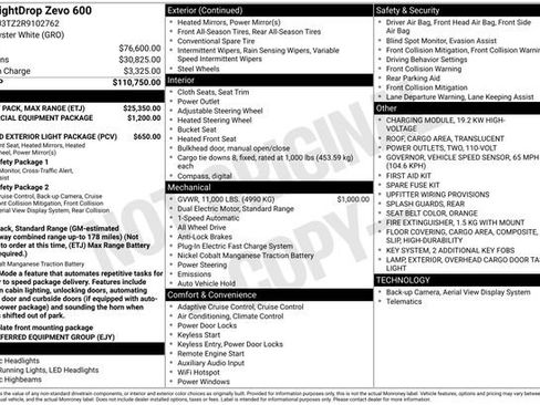 Used 2024 Chevrolet Brightdrop 600 w/ Battery Pack, Max Range AWD/4WD image 31