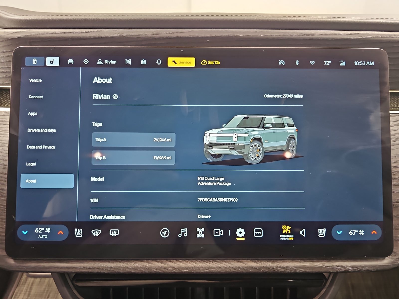 Used 2024 Rivian R1S Adventure Quad AWD/4WD image 28