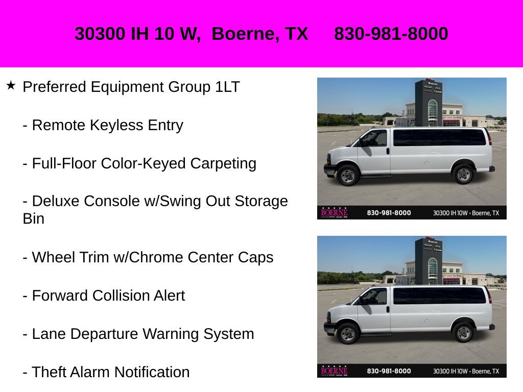 Used 2025 Chevrolet Express 3500 LT w/ LT Preferred Equipment Group RWD image 10