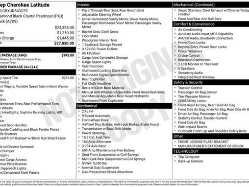 Used 2018 Jeep Cherokee Latitude w/ Altitude Package image 11