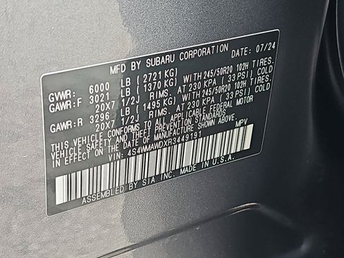 Used 2024 Subaru Ascent Touring AWD/4WD image 45
