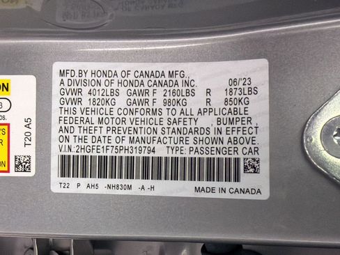 Used 2023 Honda Civic EX image 17