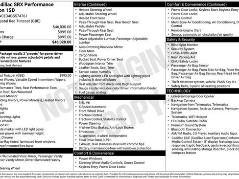 Used 2016 Cadillac SRX Performance FWD image 7