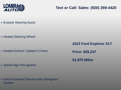 Used 2023 Ford Explorer XLT AWD/4WD image 10
