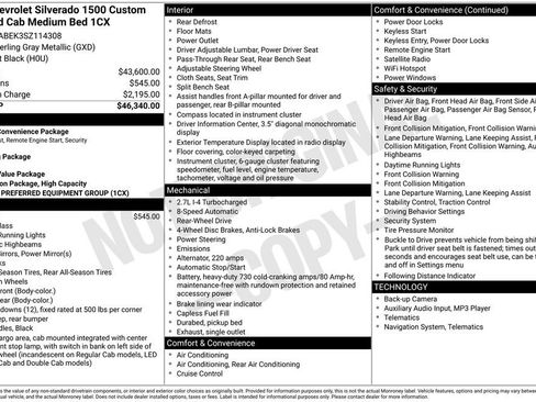Certified 2025 Chevrolet Silverado 1500 Custom image 5