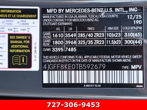 Certified 2026 Mercedes-Benz GLS 63 AMG 4MATIC image 35