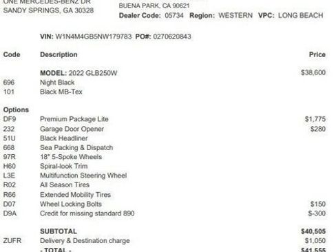 Certified 2022 Mercedes-Benz GLB 250 image 4