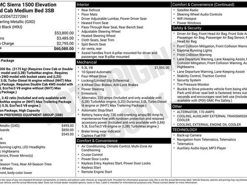 New 2026 GMC Sierra 1500 Elevation AWD/4WD image 38