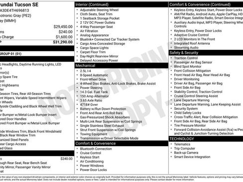 New 2026 Hyundai Tucson SE image 4