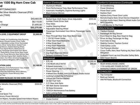 Used 2021 RAM 1500 Big Horn AWD/4WD image 35