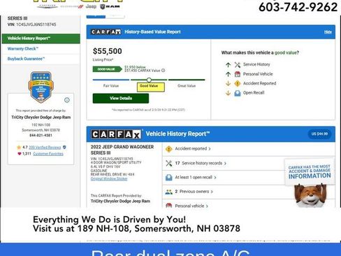 Used 2022 Jeep Grand Wagoneer Series III w/ Flexible Seating Group image 11