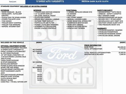 New 2026 Ford F250 XL w/ XL Off-Road Package image 2