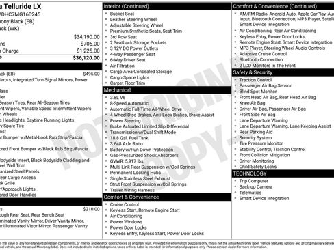 Used 2021 Kia Telluride LX image 3
