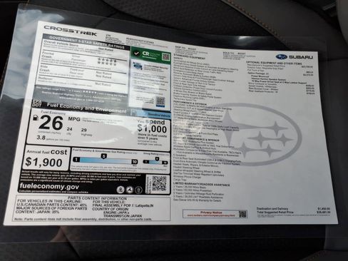 New 2026 Subaru Crosstrek 2.5i Wilderness image 40