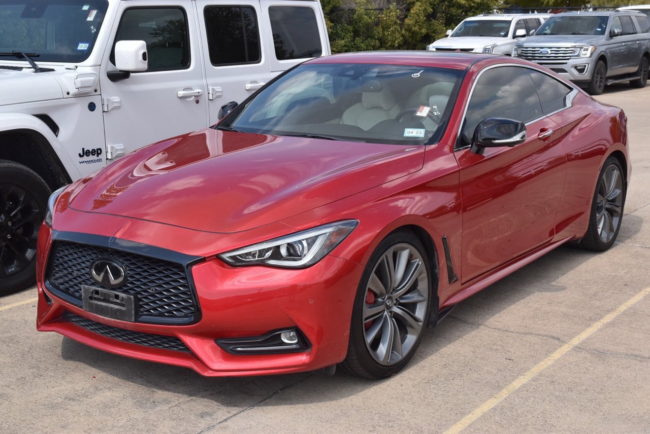 Used 2021 INFINITI Q60 Red Sport 400 w/ Proactive Package RWD image 2