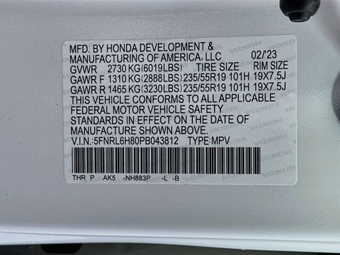 Used 2023 Honda Odyssey Touring image 35
